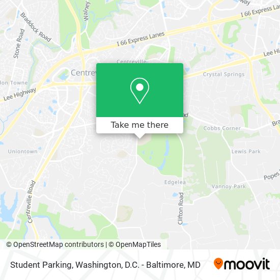 Student Parking map