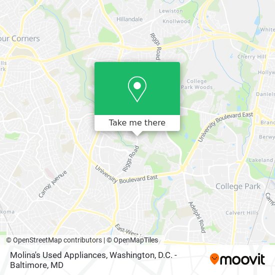 Molina's Used Appliances map