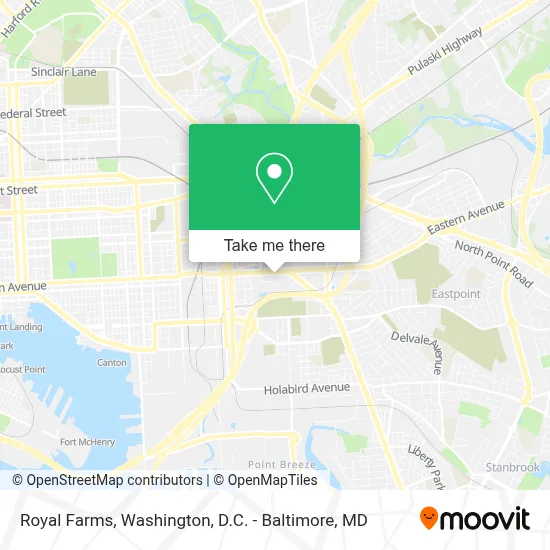 Royal Farms map