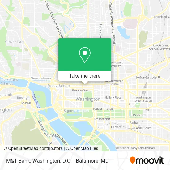 M&T Bank map