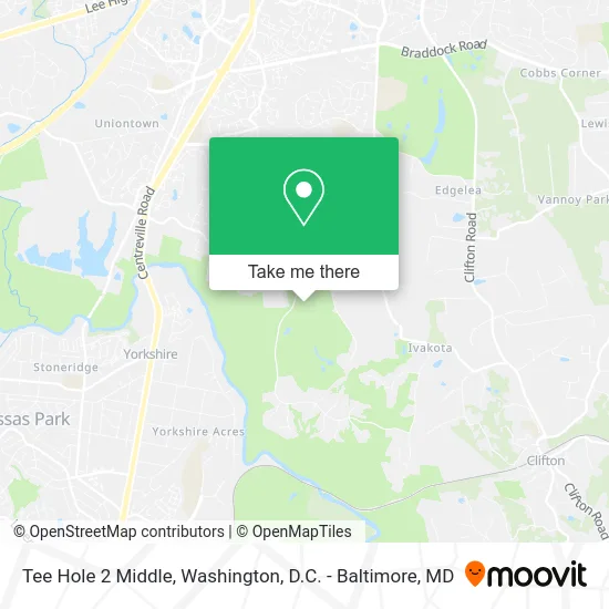 Tee Hole 2 Middle map