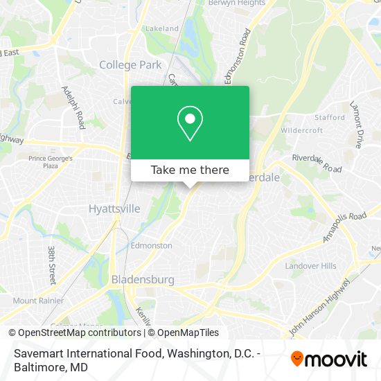 Savemart International Food map