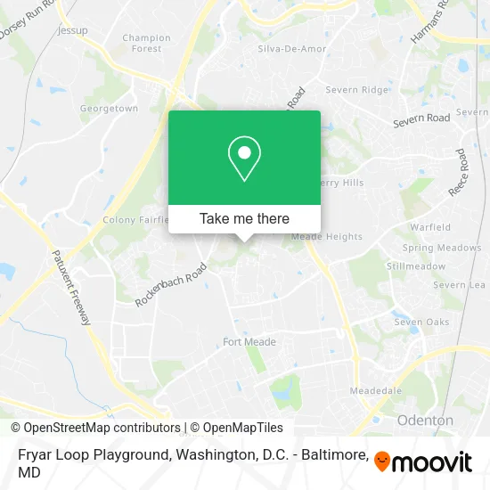 Fryar Loop Playground map