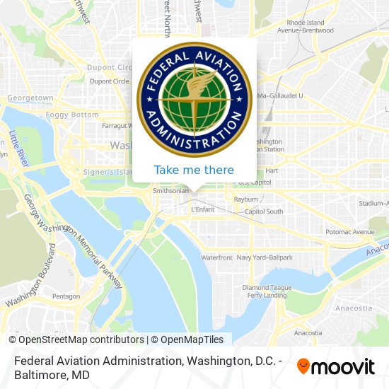 Federal Aviation Administration map