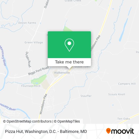 Pizza Hut map