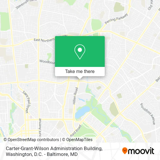 Carter-Grant-Wilson Administration Building map