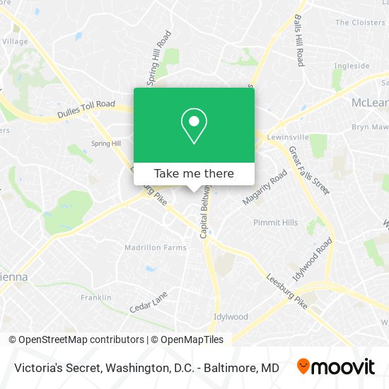 Mapa de Victoria's Secret