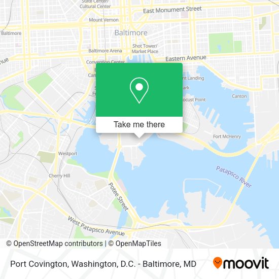 Port Covington map
