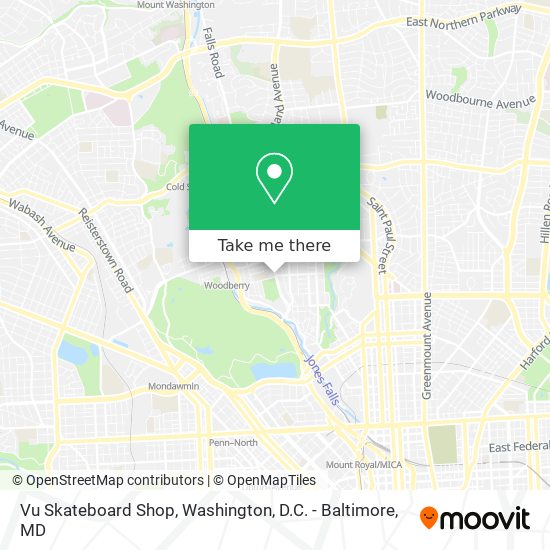 Vu Skateboard Shop map