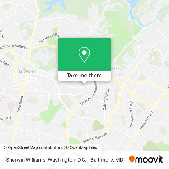 Sherwin Williams map