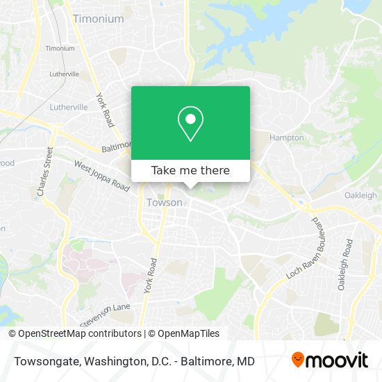 Towsongate map