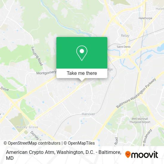 Mapa de American Crypto Atm