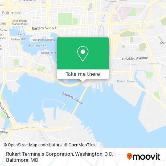 Rukert Terminals Corporation map