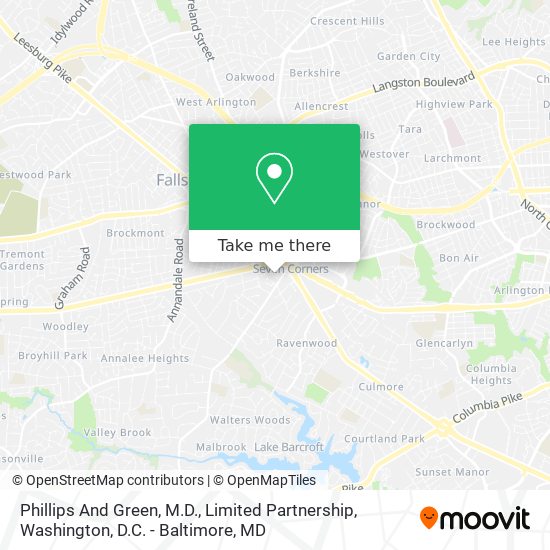 Phillips And Green, M.D., Limited Partnership map