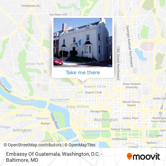 Mapa de Embassy Of Guatemala