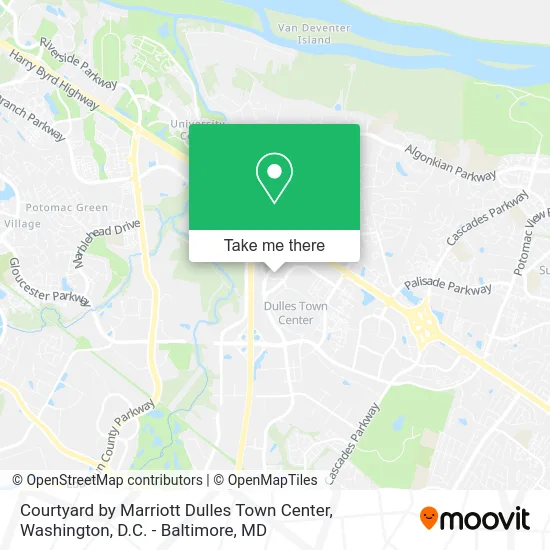 Courtyard by Marriott Dulles Town Center map