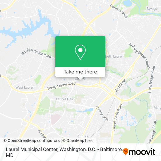 Laurel Municipal Center map