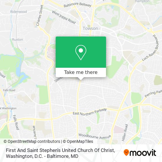 First And Saint Stephen's United Church Of Christ map