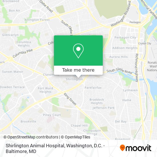 Mapa de Shirlington Animal Hospital