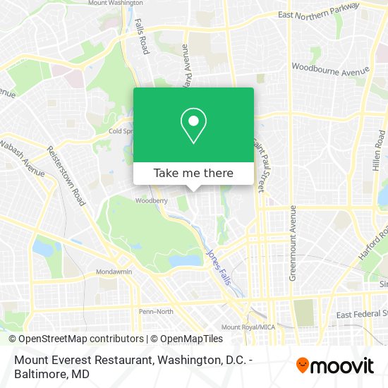 Mount Everest Restaurant map