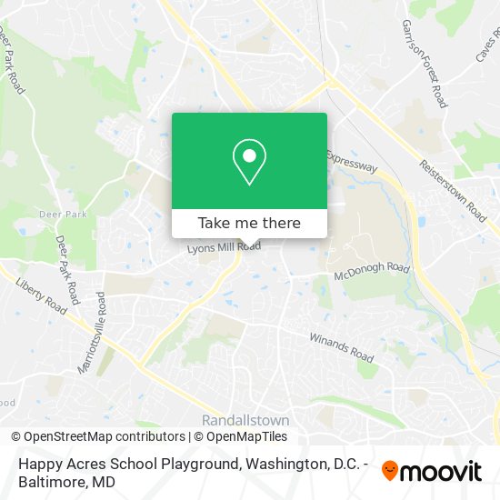 Happy Acres School Playground map