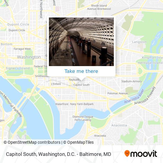 Capitol South map