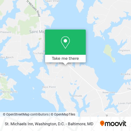St. Michaels Inn map