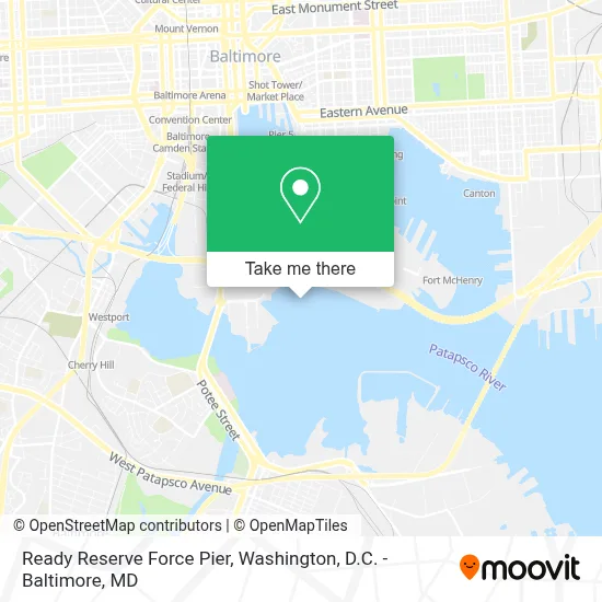 Ready Reserve Force Pier map