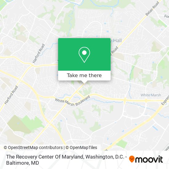 Mapa de The Recovery Center Of Maryland