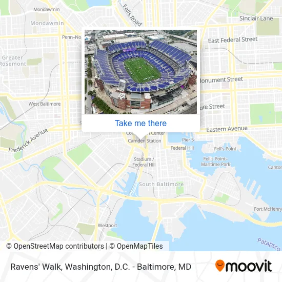Ravens' Walk map