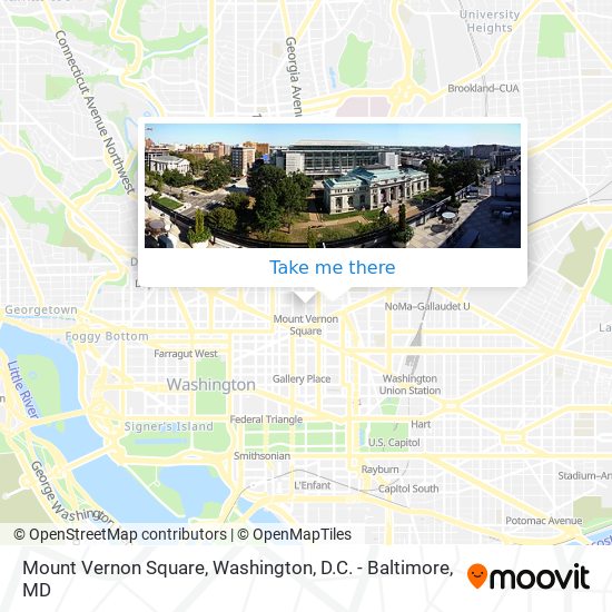 Mount Vernon Square map