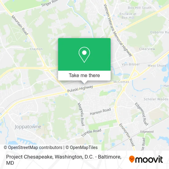 Project Chesapeake map