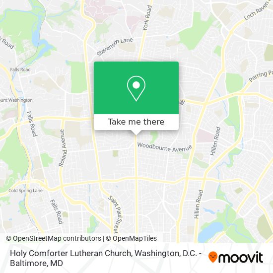 Holy Comforter Lutheran Church map