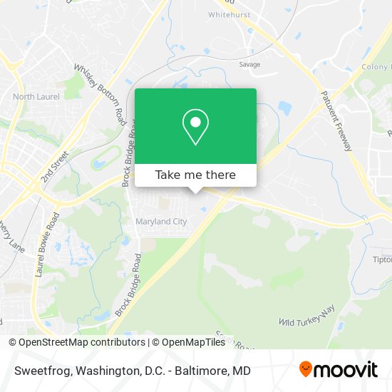 Sweetfrog map