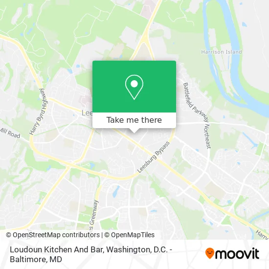 Loudoun Kitchen And Bar map