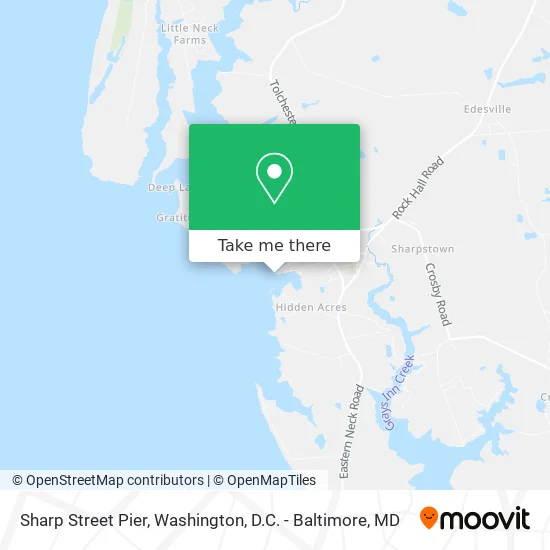 Sharp Street Pier map