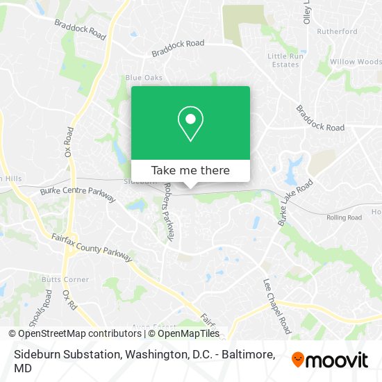 Sideburn Substation map