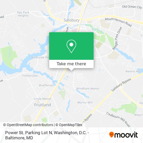 Power St. Parking Lot N map