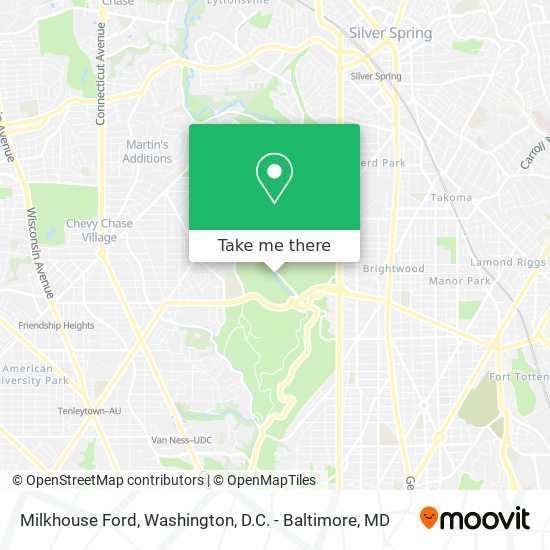 Milkhouse Ford map