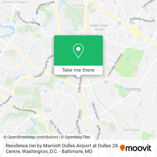 Residence Inn by Marriott Dulles Airport at Dulles 28 Centre map