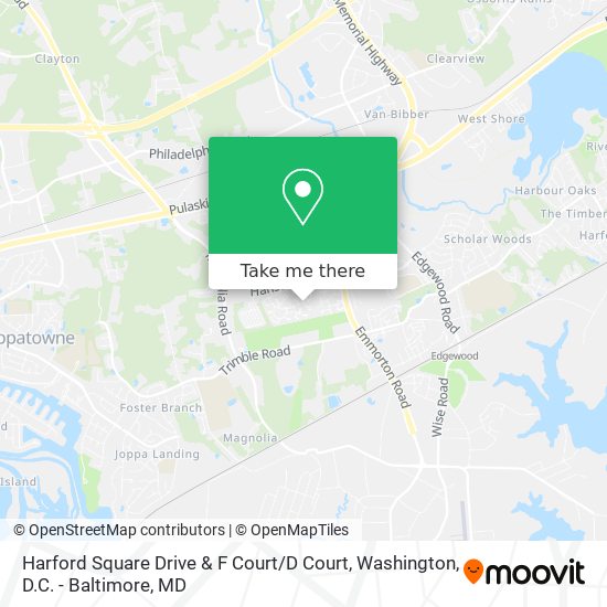 Mapa de Harford Square Drive & F Court / D Court