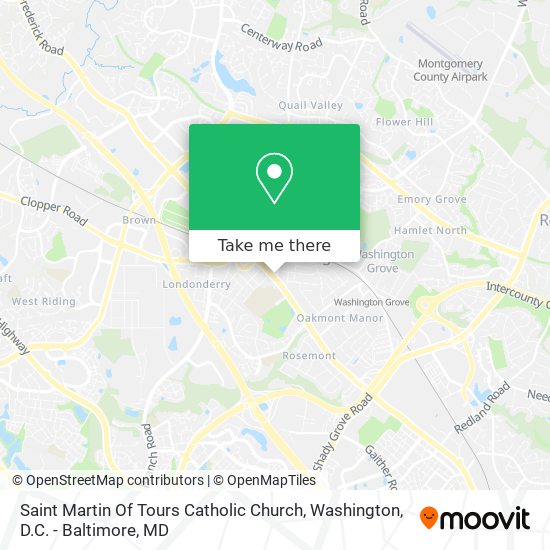 Saint Martin Of Tours Catholic Church map