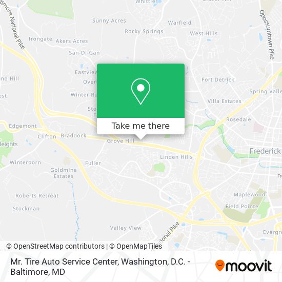 Mapa de Mr. Tire Auto Service Center