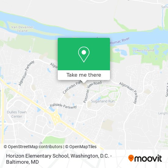 Horizon Elementary School map