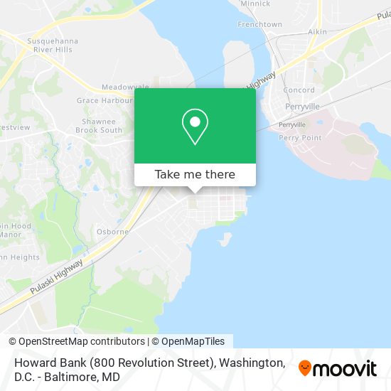 Howard Bank (800 Revolution Street) map