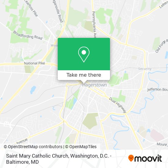 Mapa de Saint Mary Catholic Church