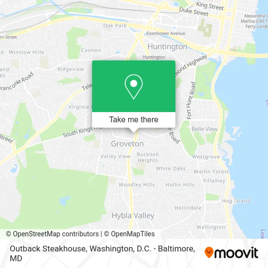 Outback Steakhouse map