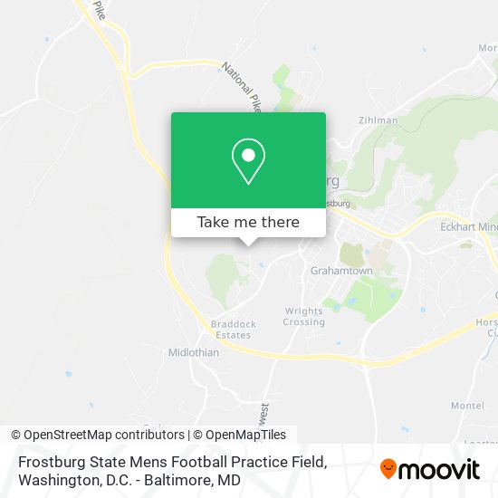 Mapa de Frostburg State Mens Football Practice Field