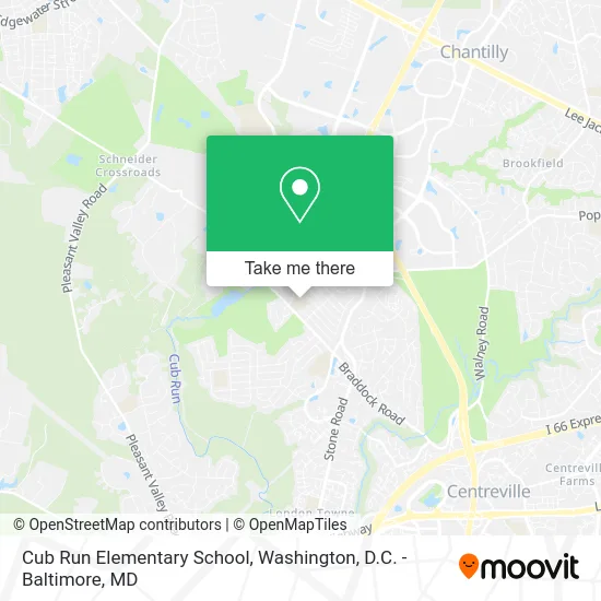 Cub Run Elementary School map