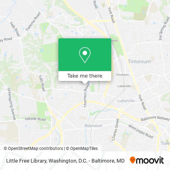 Little Free Library map